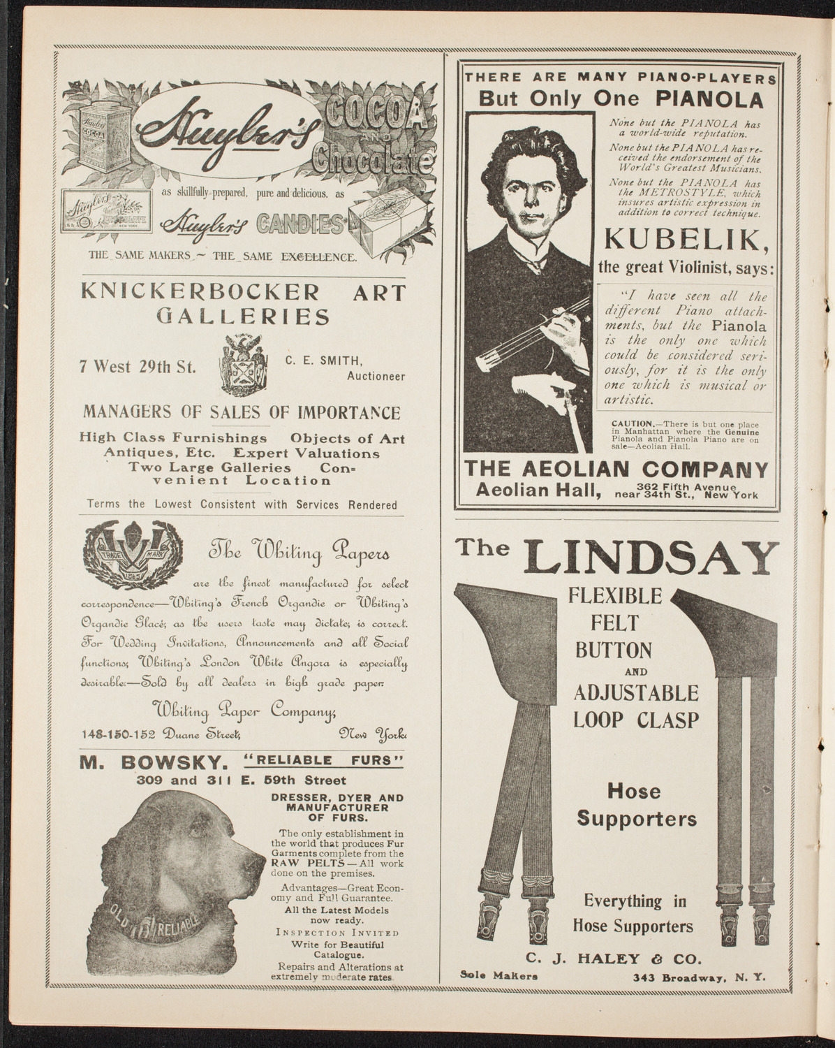 Graduation: New York Law School, June 14, 1906, program page 6