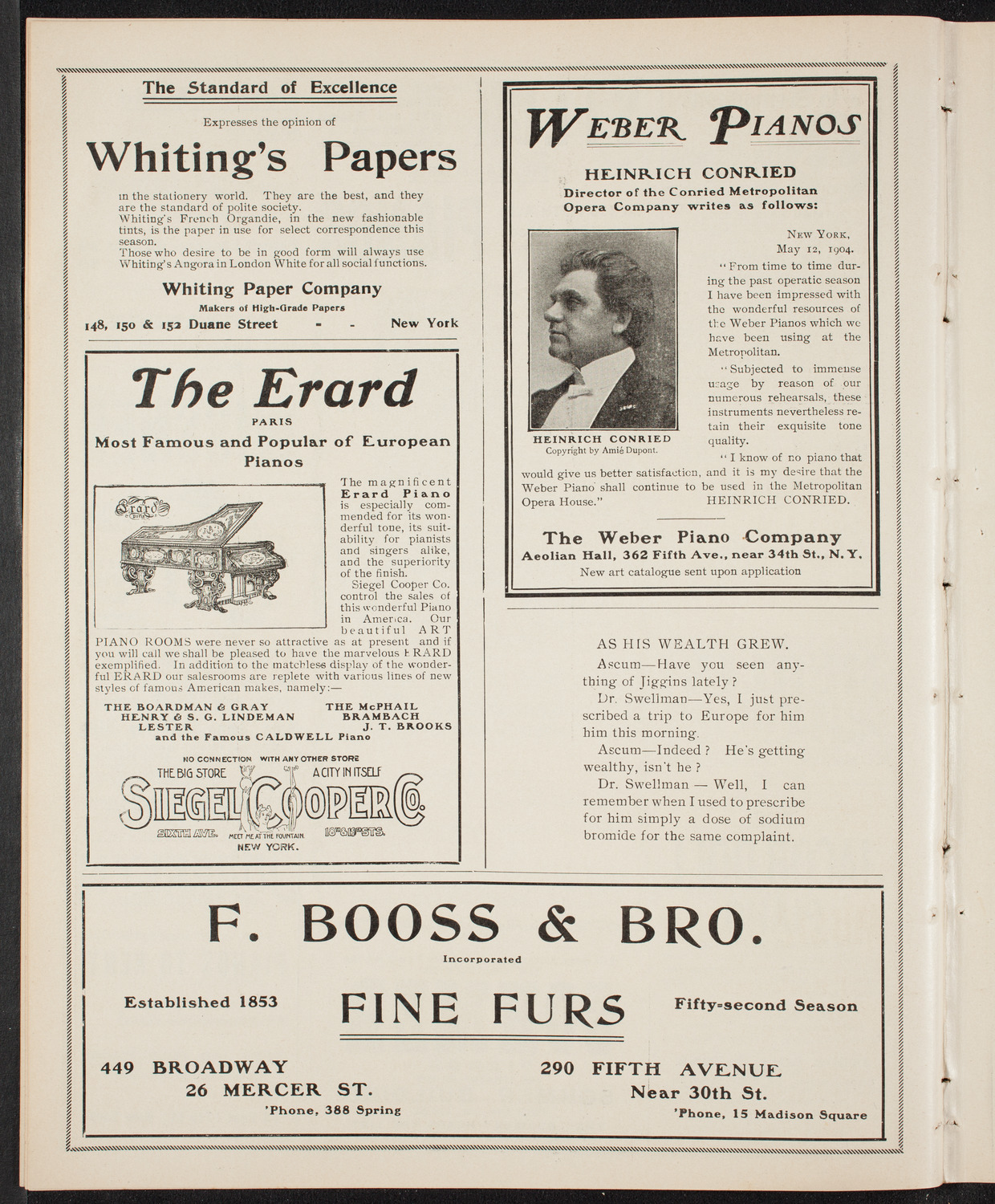 People's Symphony Concert, November 4, 1904, program page 6