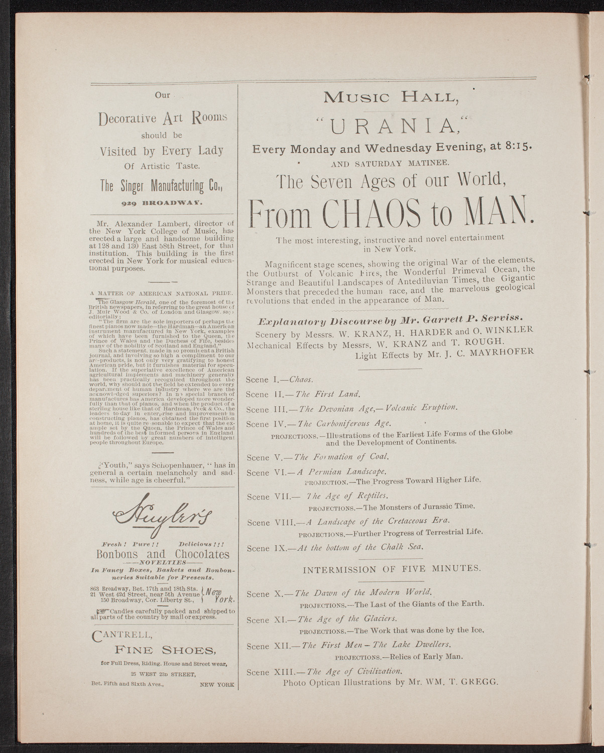 New York Symphony Orchestra: Handel Festival, April 28, 1892, program page 4