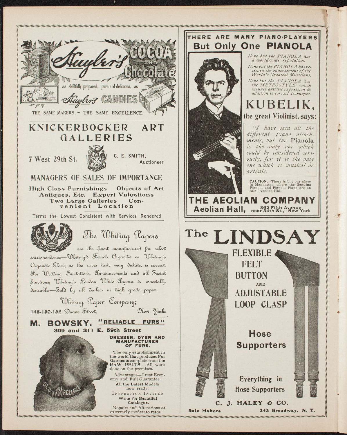 People's Symphony Concert, April 21, 1906, program page 6