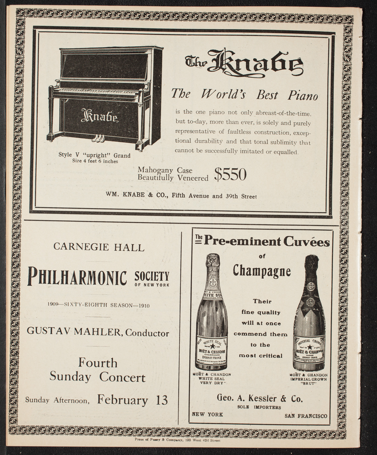 Burton Holmes Travelogue: Paris, February 7, 1910, program page 12