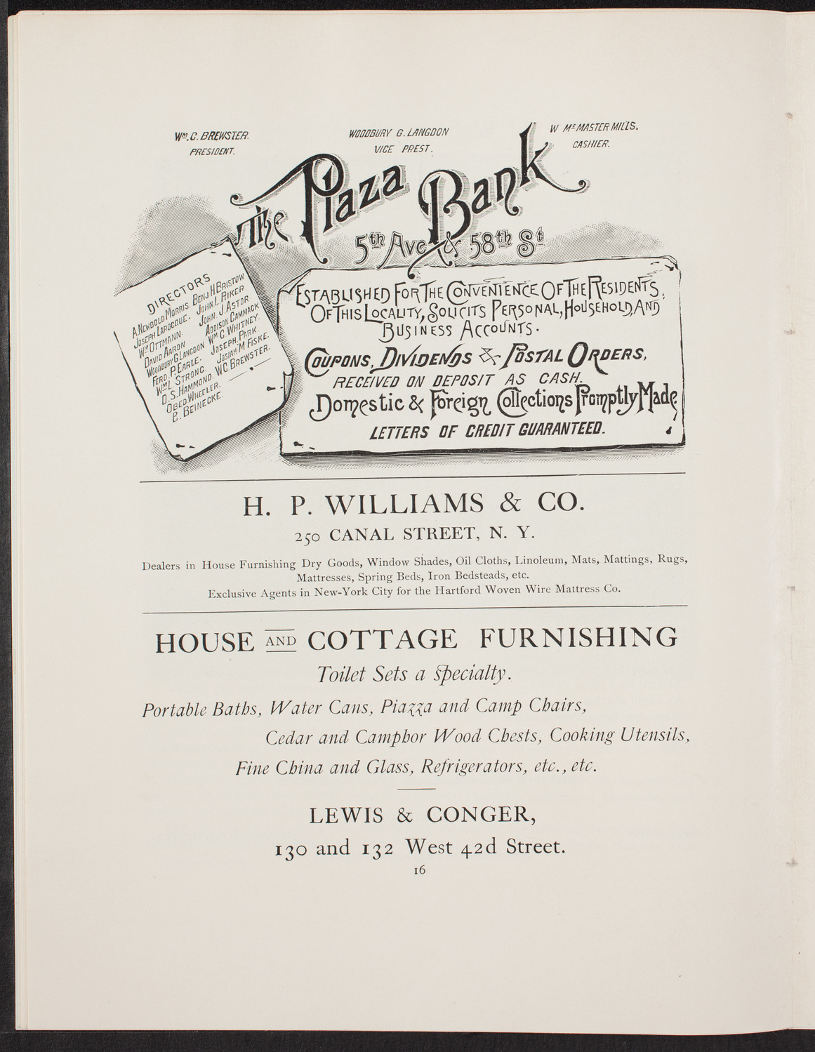 Tennyson's "Maud", April 23, 1892, program page 17