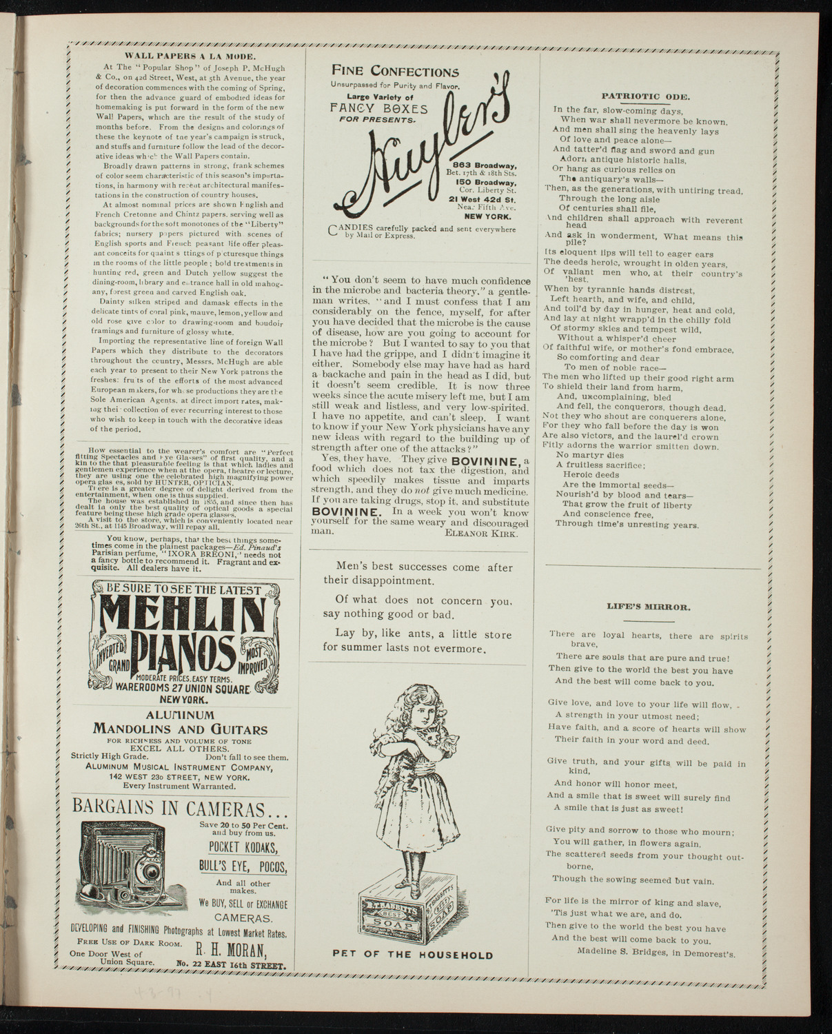 New York Symphony Orchestra, April 3, 1897, program page 7