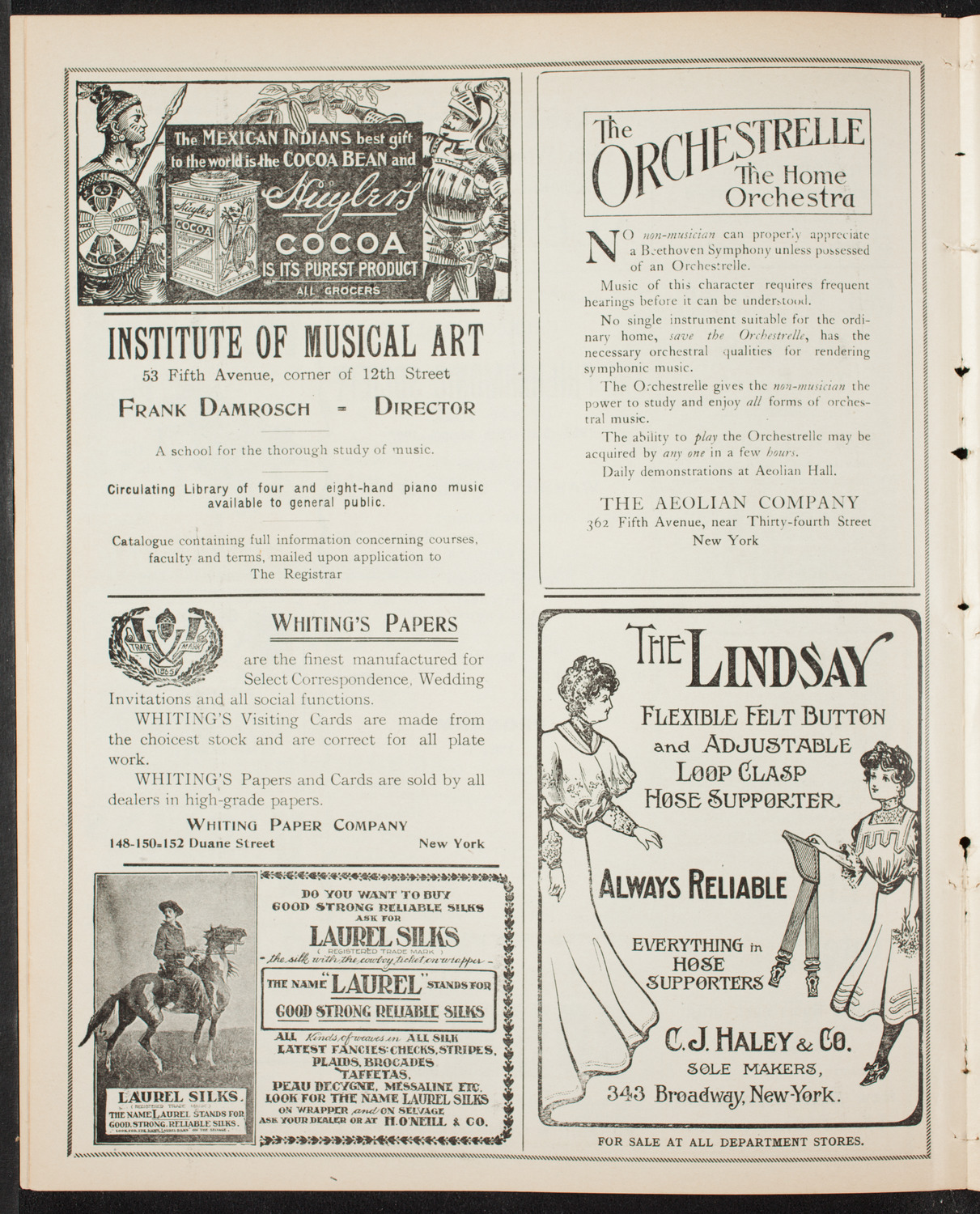 New York Philharmonic, March 1, 1907, program page 6