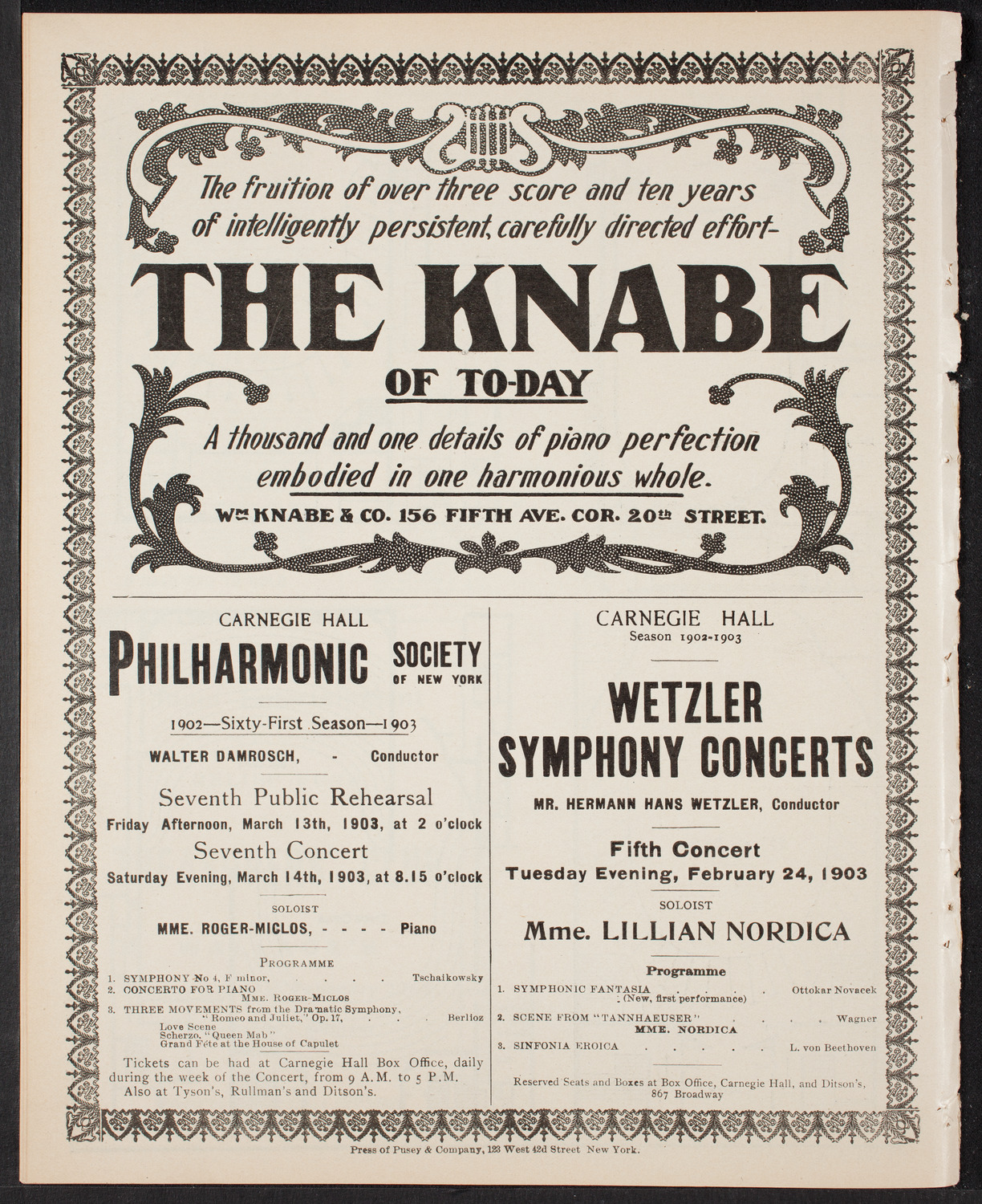 Meeting: YMCA/ Mass Meeting for Men, February 15, 1903, program page 12