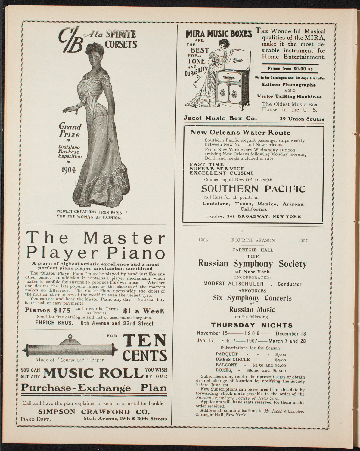 Graduation: General Society of Mechanics and Tradesman School Department, April 12, 1906, program page 8