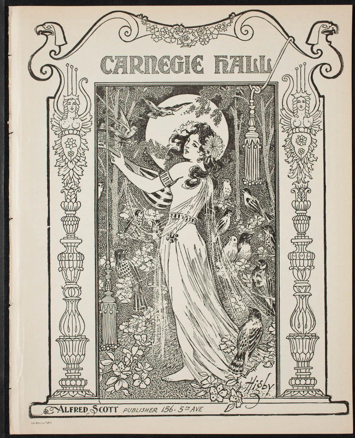 Oratorio Society of New York, December 22, 1906, program page 1