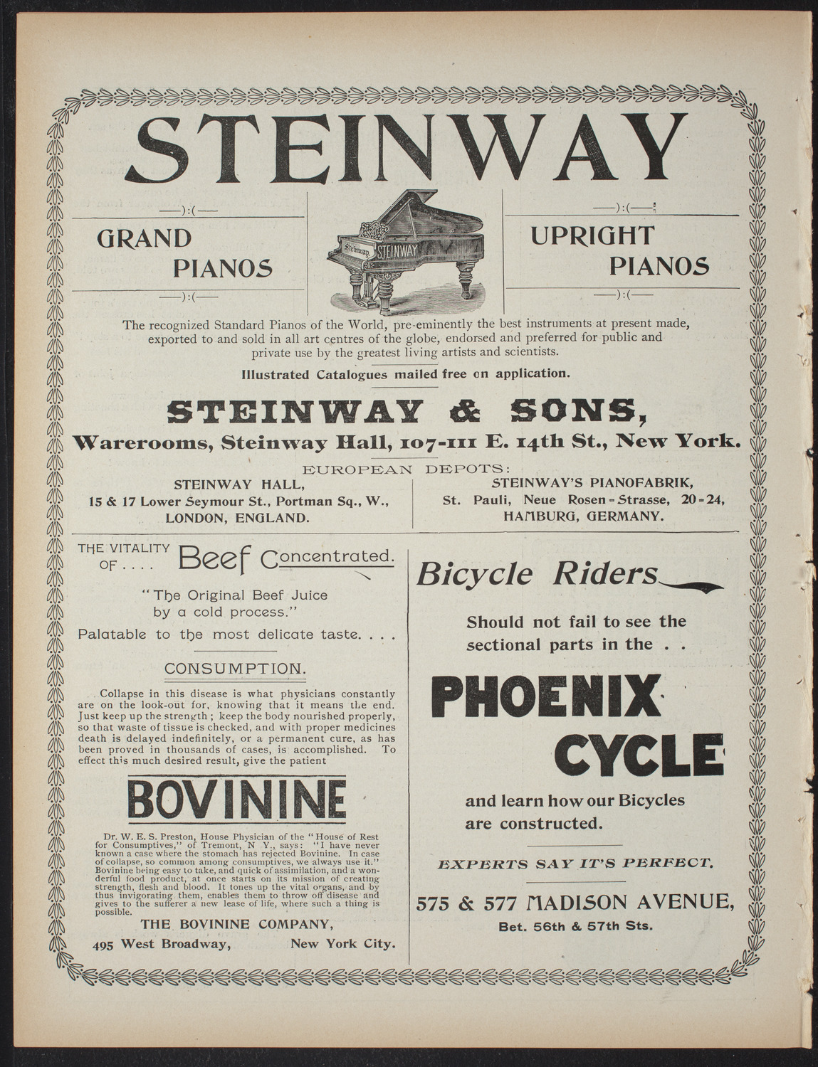 Debate: Harvard Forum and the Columbia University Debating Union, March 19, 1897, program page 8