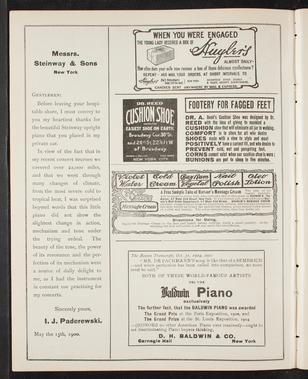 Grand Army of the Republic Memorial Day Exercises, May 30, 1905, program page 4