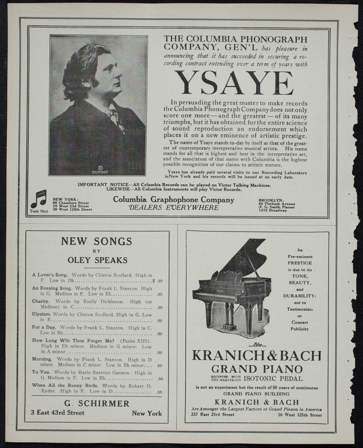 Volpe Symphony Society of New York, February 18, 1913, program page 6