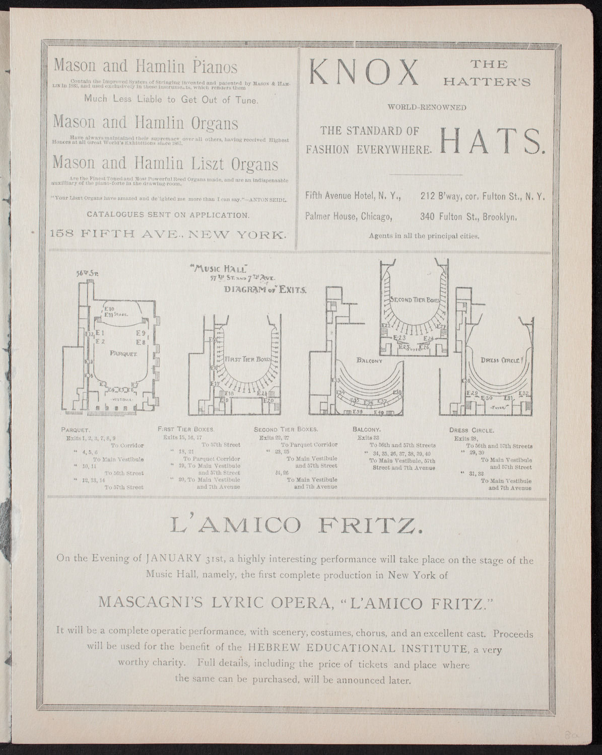 Music and Readings, December 15, 1892, program page 3