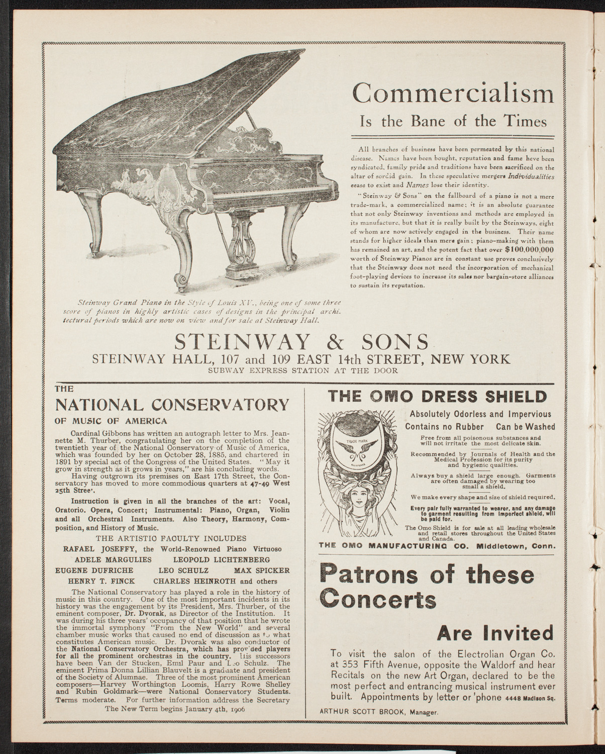New York Banks' Glee Club, February 12, 1906, program page 4