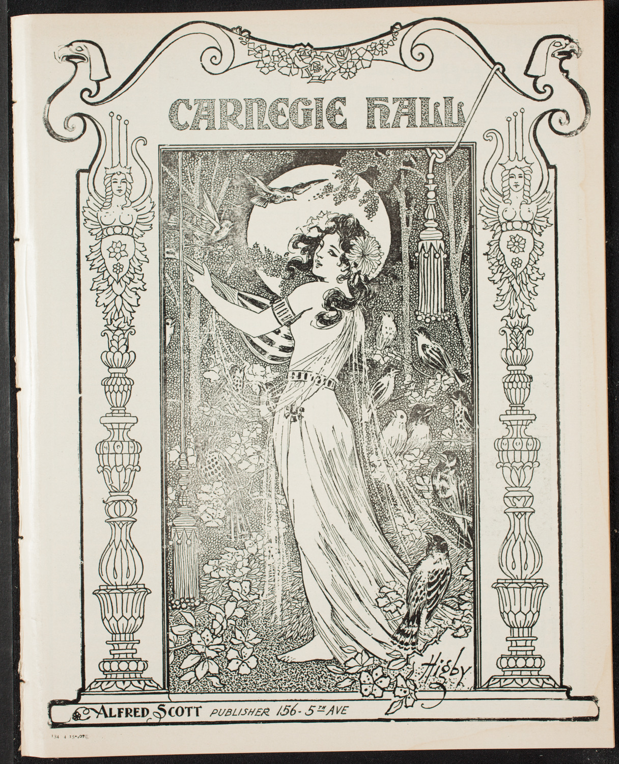 National Arbitration and Peace Congress, April 15, 1907, program page 1