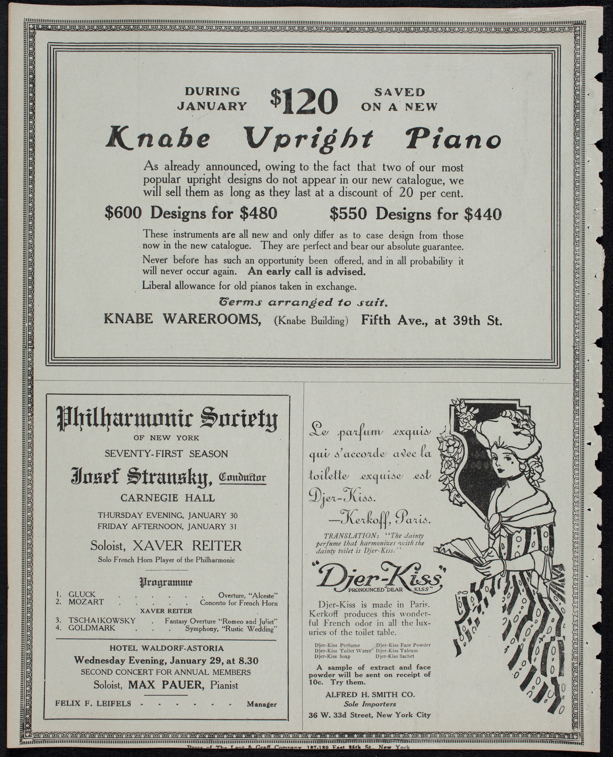 Motion Picture Lecture by Col. Charles J. "Buffalo" Jones, January 27, 1913, program page 12