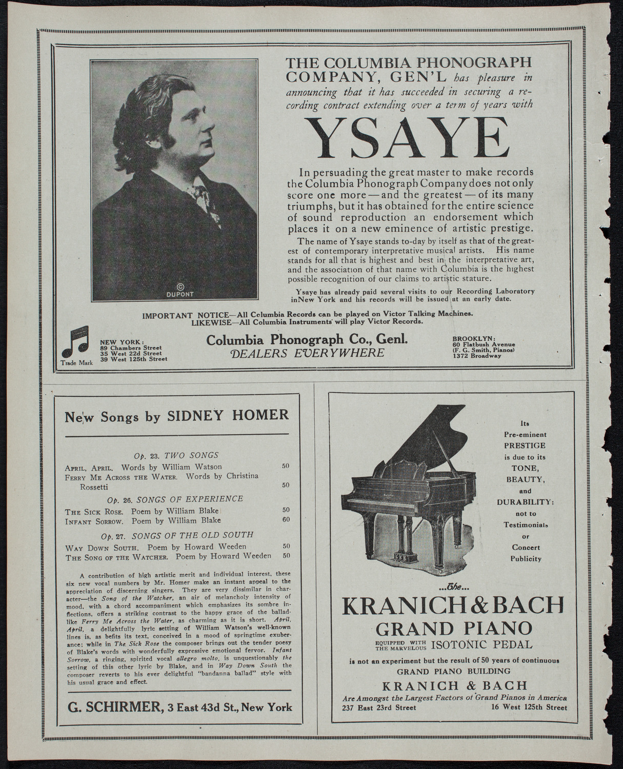 Motion Picture Lecture by Col. Charles J. "Buffalo" Jones, January 29, 1913, program page 6
