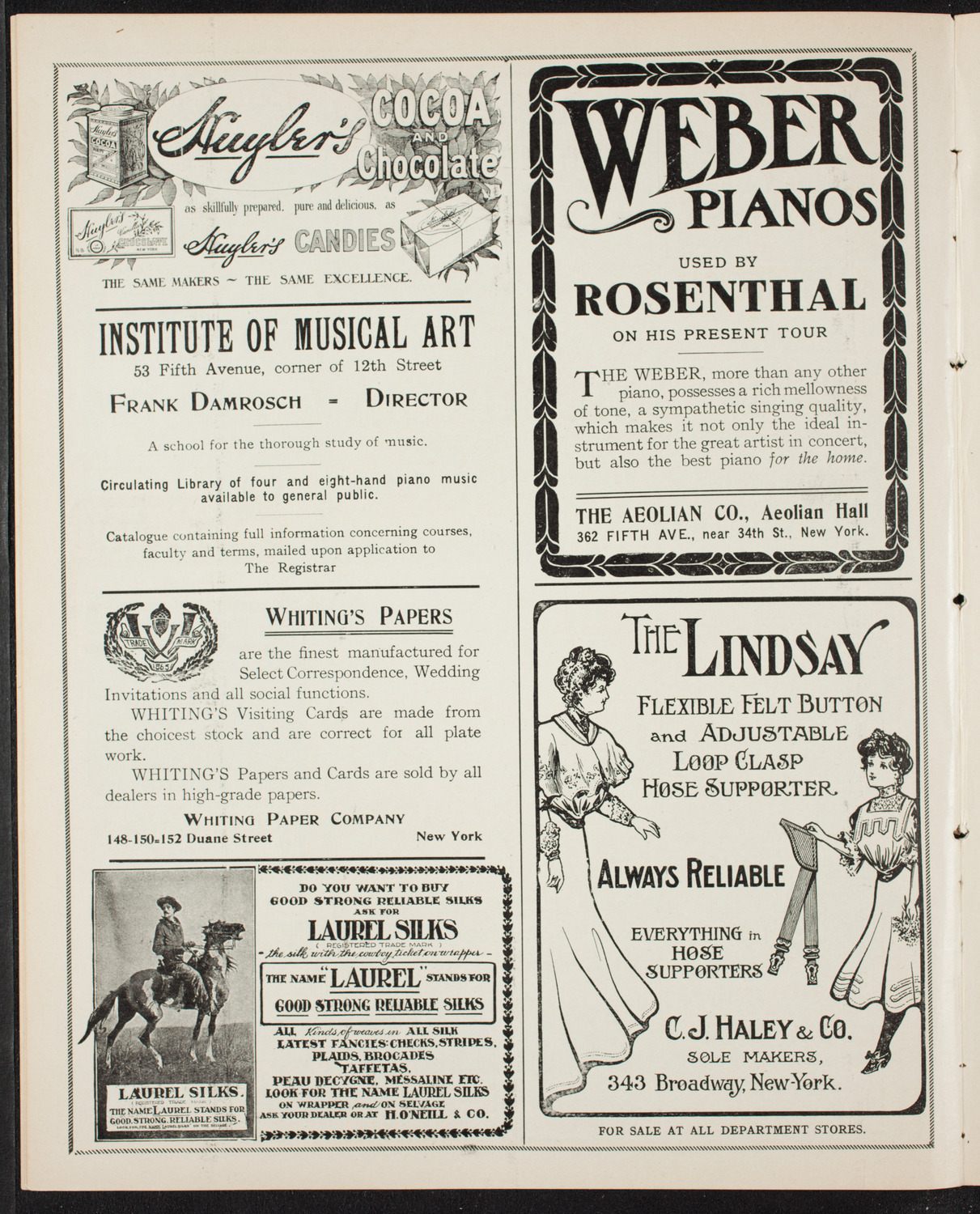 Musurgia, February 5, 1907, program page 6