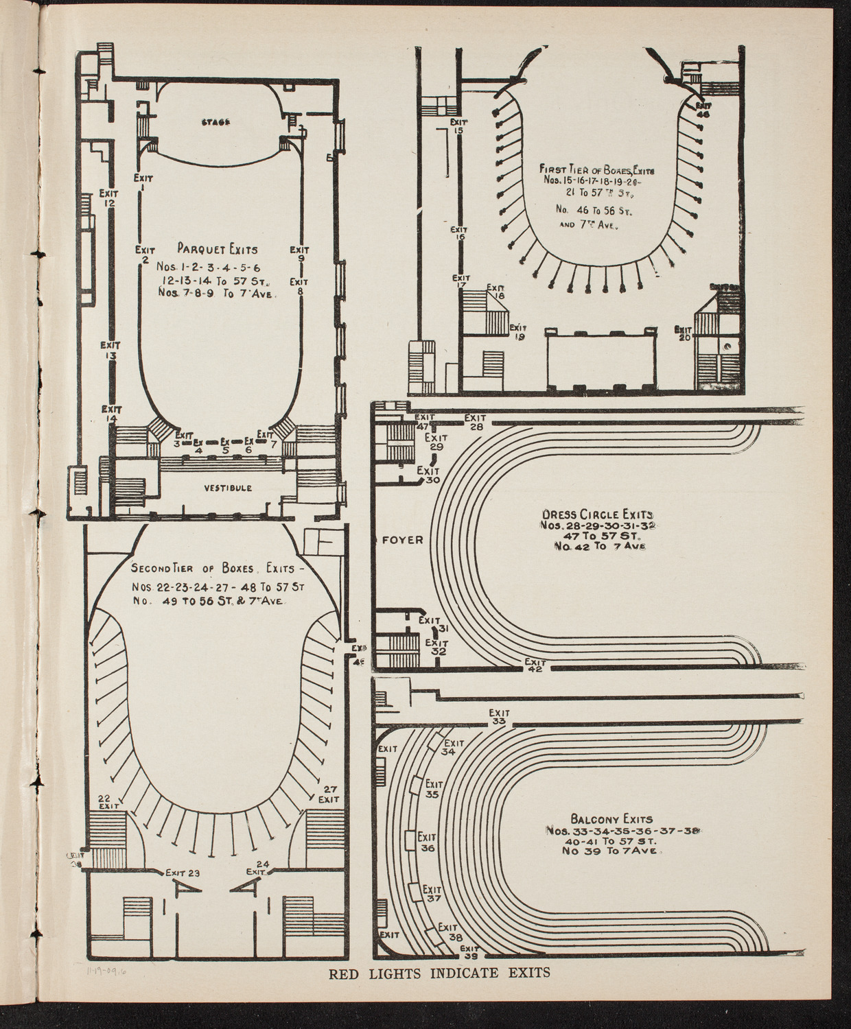 New York Philharmonic, November 19, 1909, program page 11