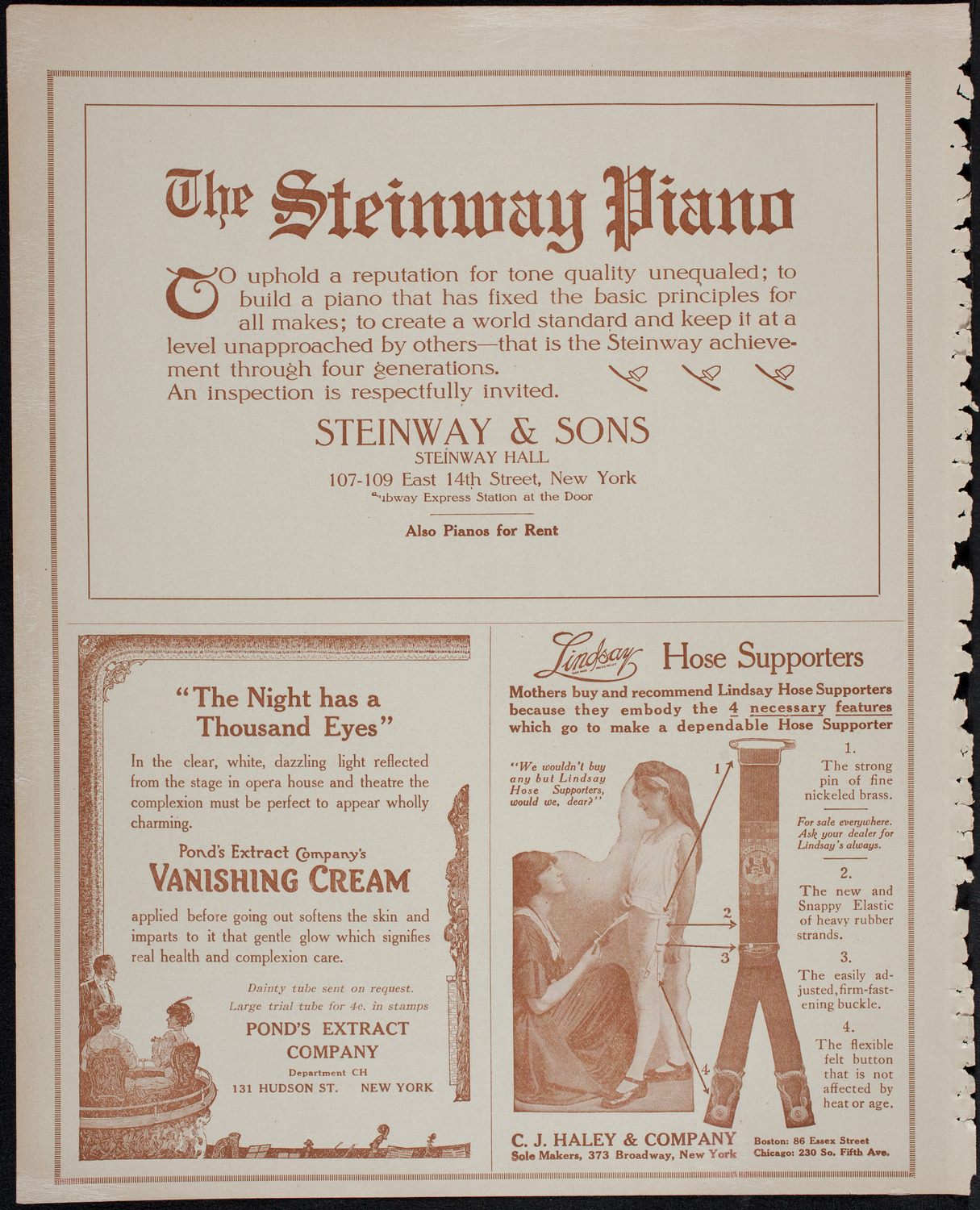 Lecture by Dean C. Worcester, December 30, 1913, program page 4