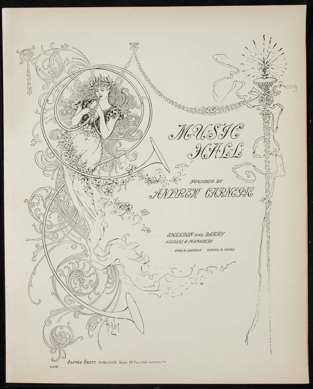 American Union of Swedish Singers, June 2, 1897, program page 1