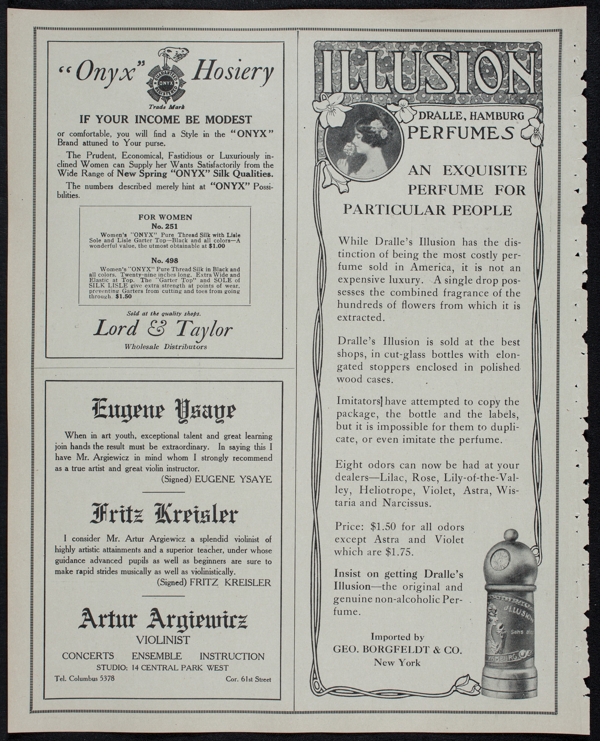 Clara Butt and Kennerley Rumford, January 14, 1913, program page 8