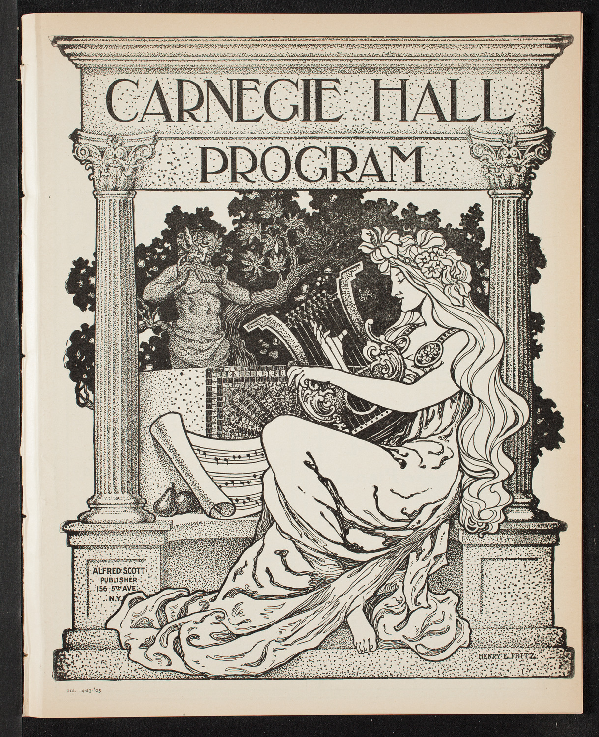 Gaelic Society Annual Concert, April 23, 1905, program page 1