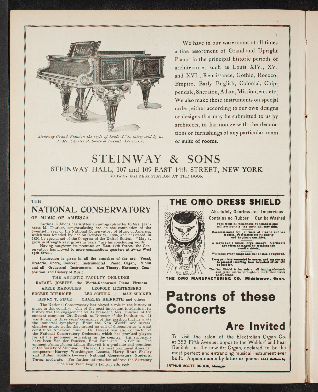 New York Symphony Orchestra, January 7, 1906, program page 4