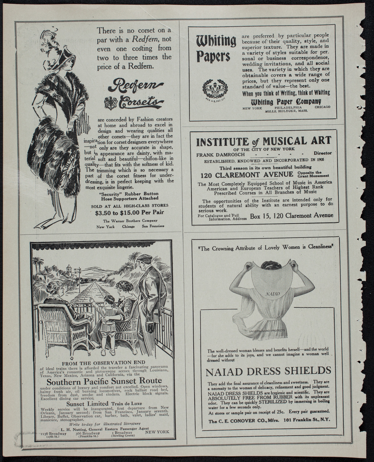 Volpe Symphony Society of New York, January 7, 1913, program page 2