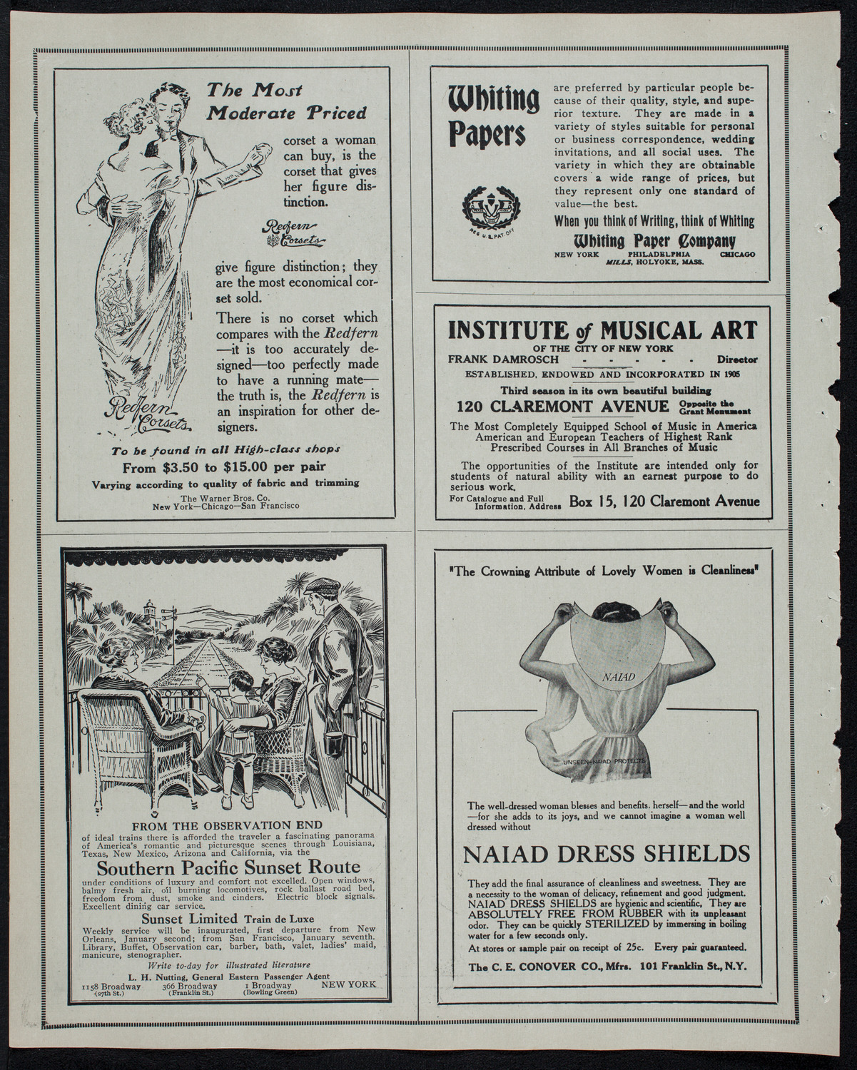 Catholic Oratorio Society, March 9, 1913, program page 2