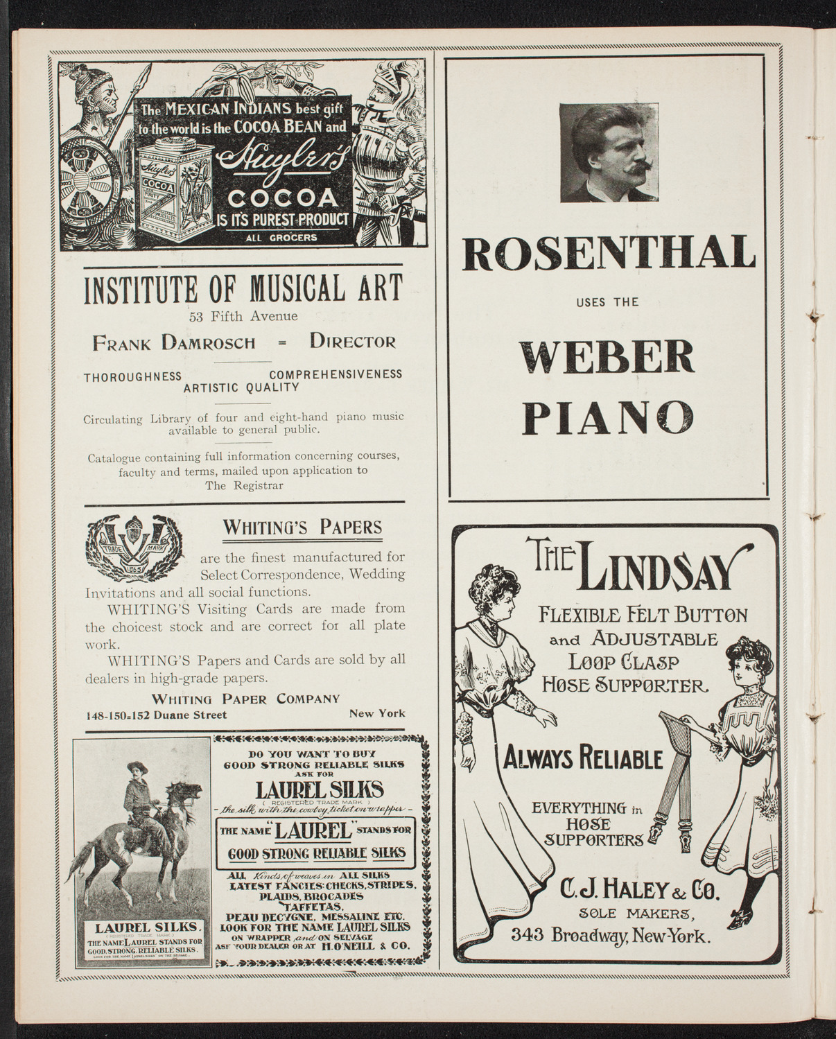 New York Symphony Orchestra, November 10, 1906, program page 6