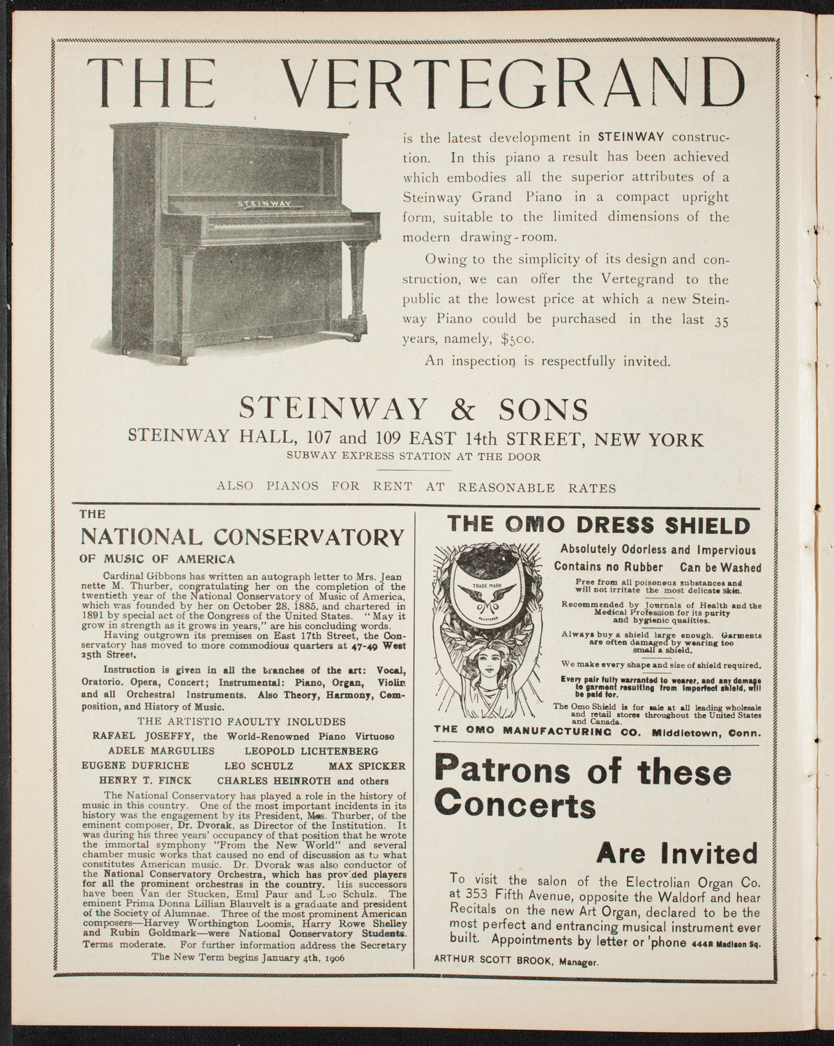 Elmendorf Lecture: Southern Italy, March 26, 1906, program page 4
