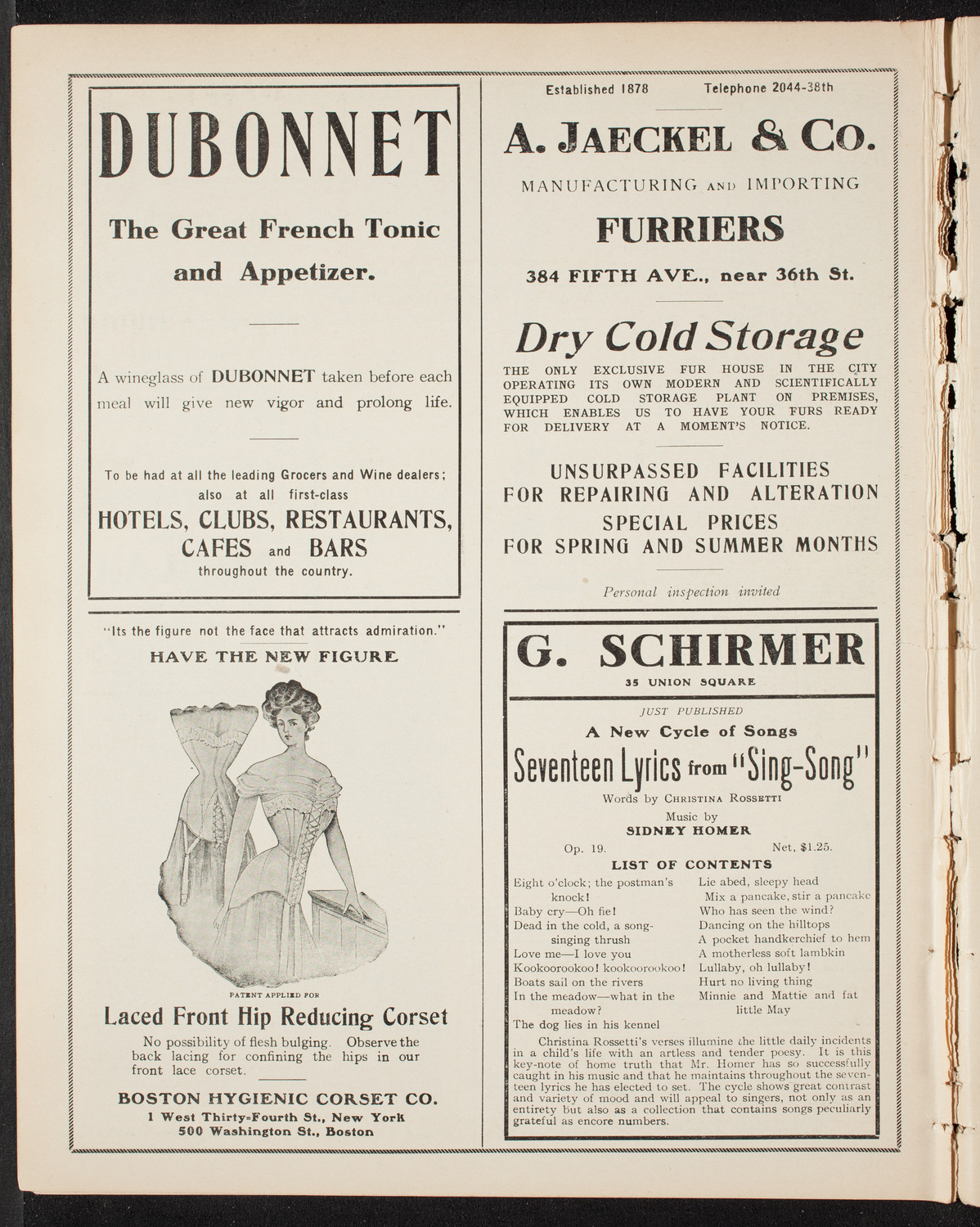 Graduation: New York College of Dentistry, June 1, 1908, program page 8