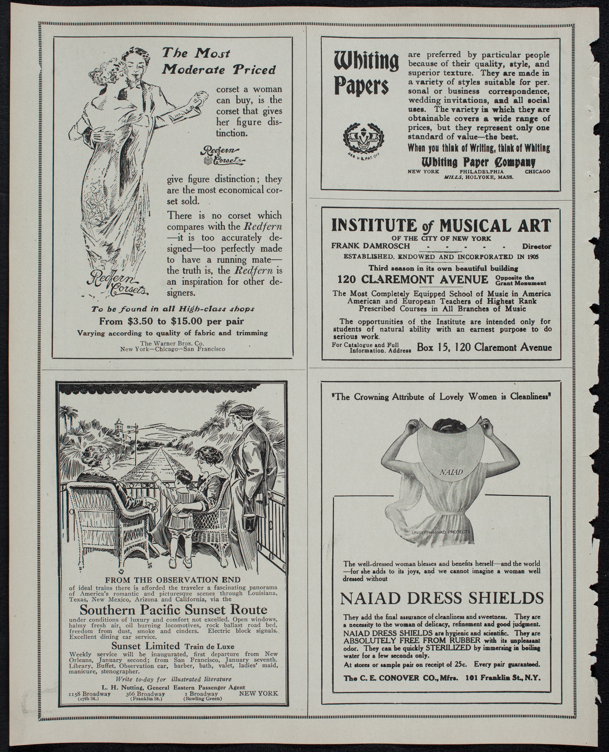 New York Philharmonic, February 6, 1913, program page 2