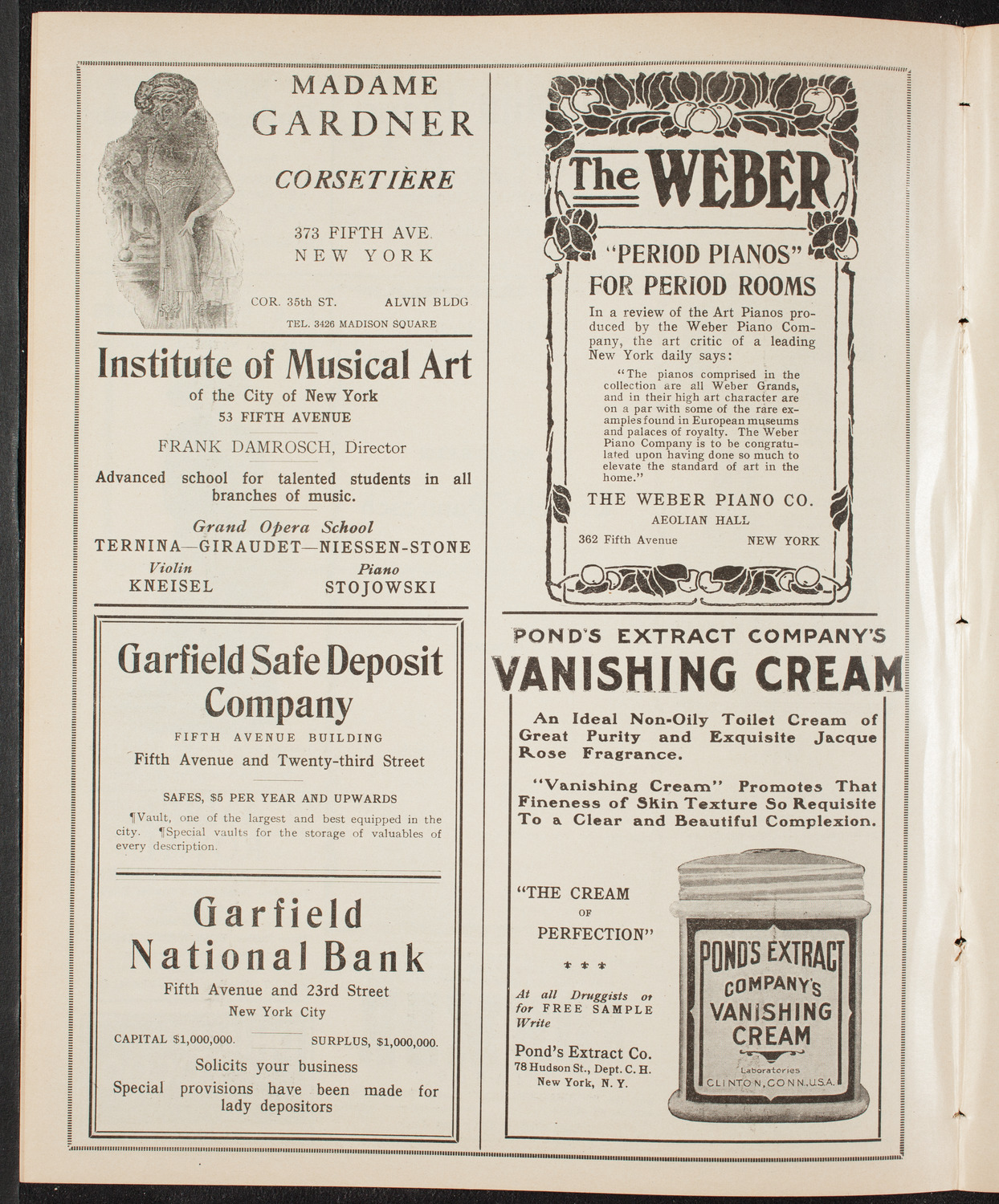 Tribute: Leopold Damrosch, February 15, 1910, program page 6