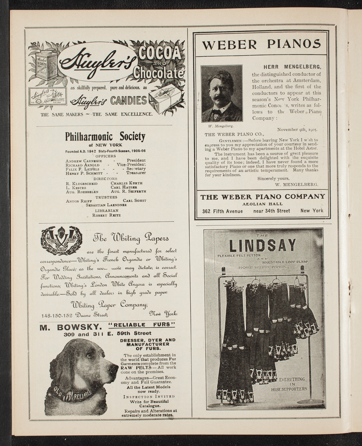 Symphony Concert for Young People, January 6, 1906, program page 6