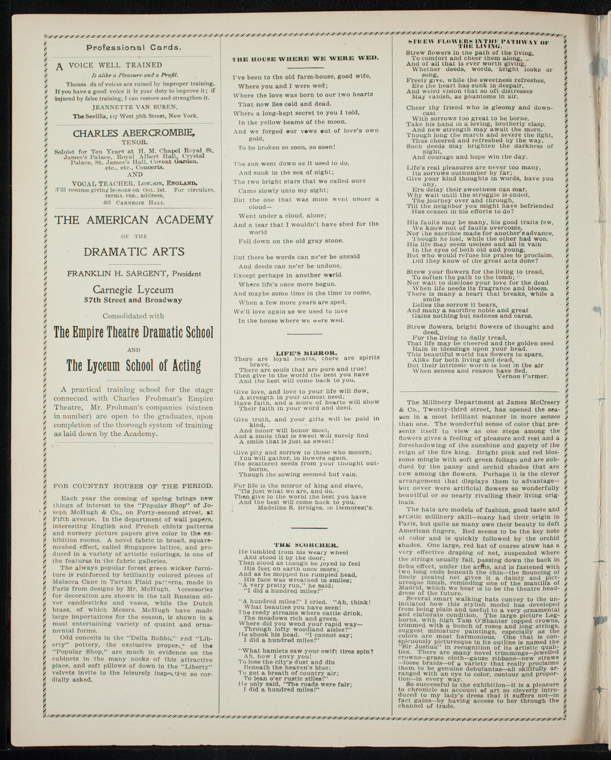 Graduation: Manhattan College, June 29, 1897, program page 2