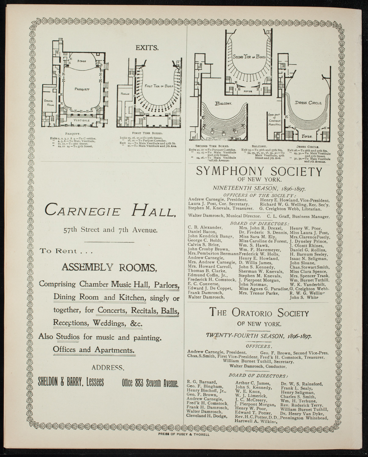 People's Choral Union and Advanced Class, May 3, 1897, program page 8
