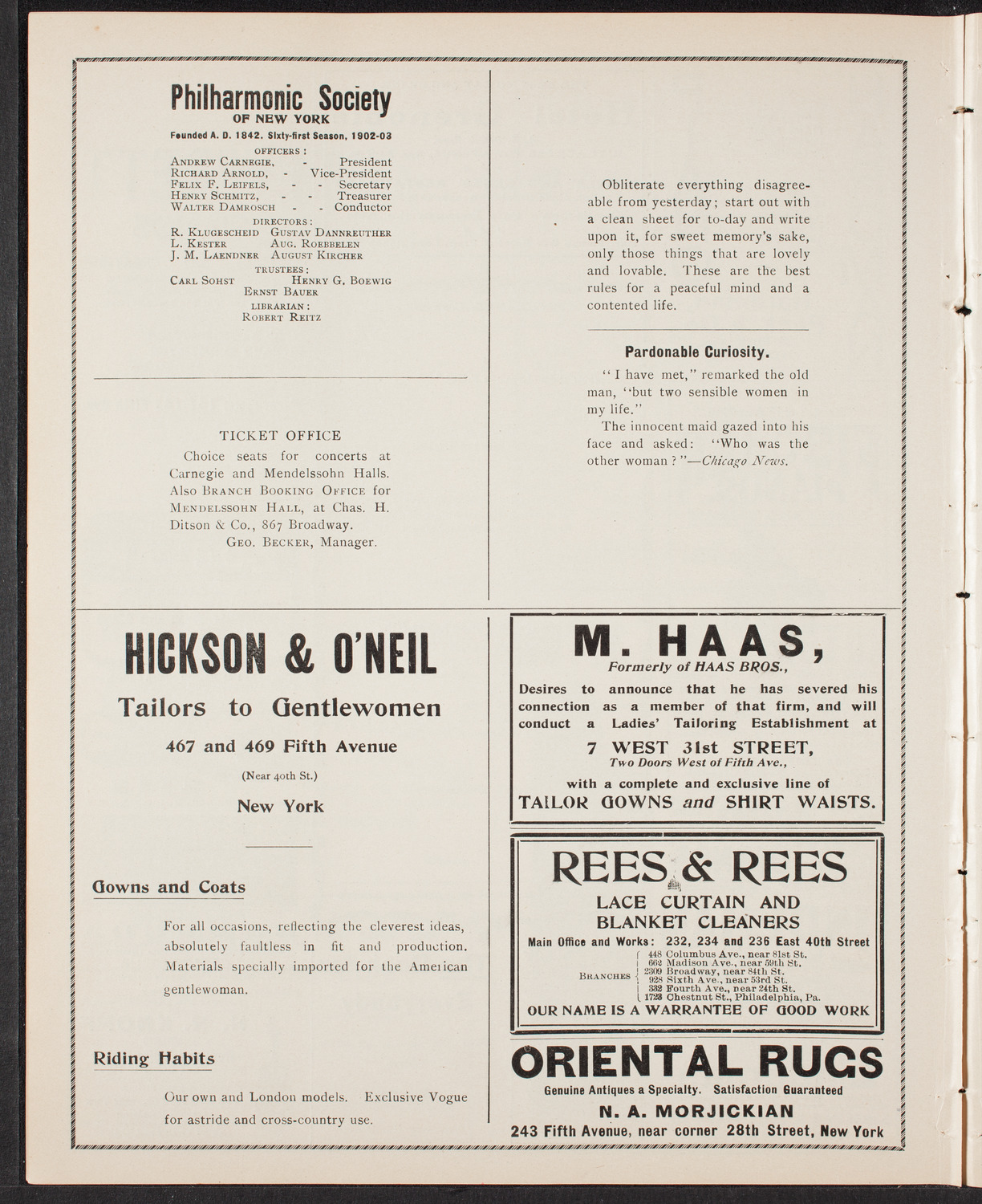 Graduation: Normal College, June 17, 1903, program page 8