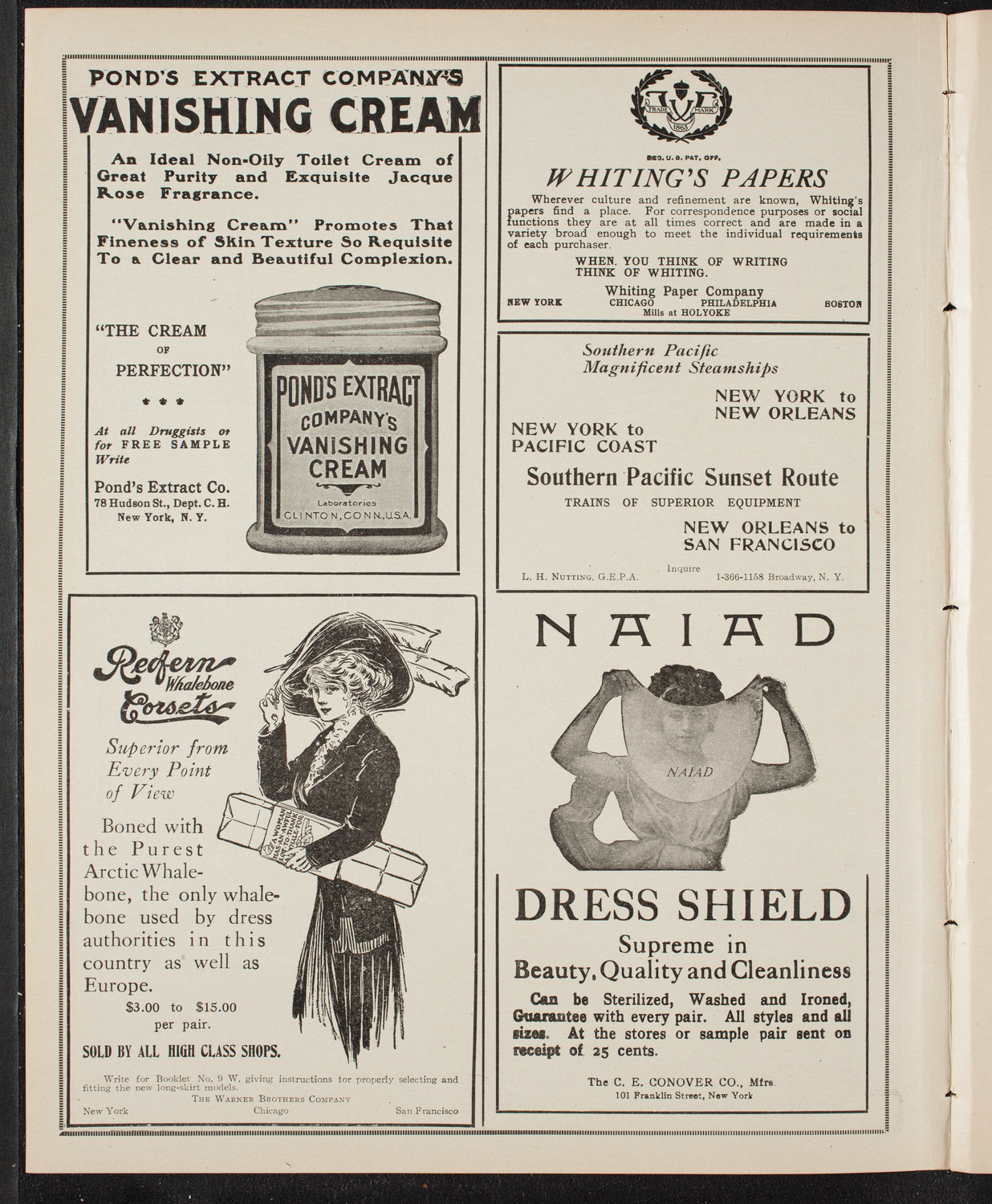 Newman's Illustrated Talks on Travel Topics, April 10, 1910, program page 2