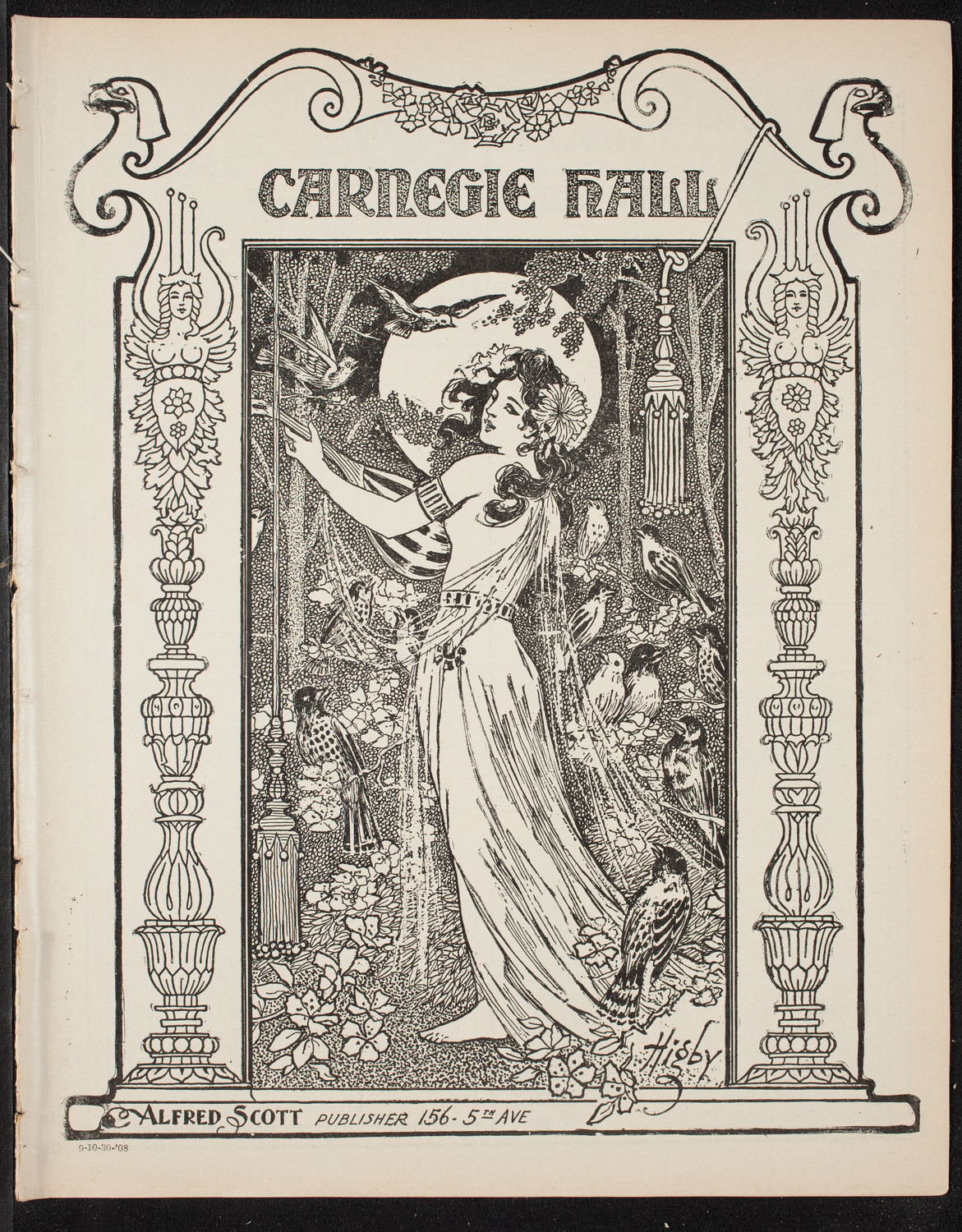 Benefit: National Republican College League, October 30, 1908, program page 1