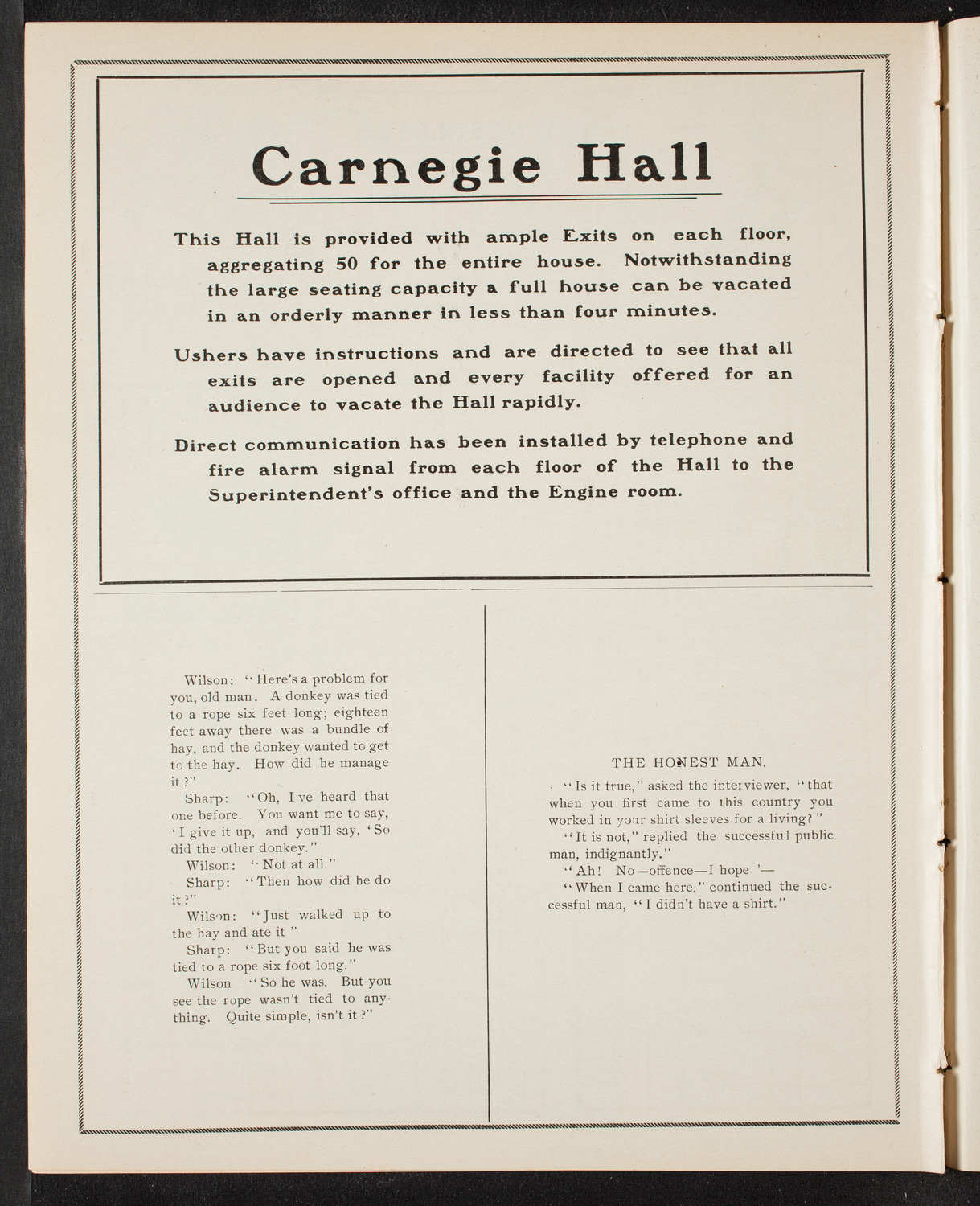 YMCA: Jubilee Mass Meeting, May 7, 1905, program page 10