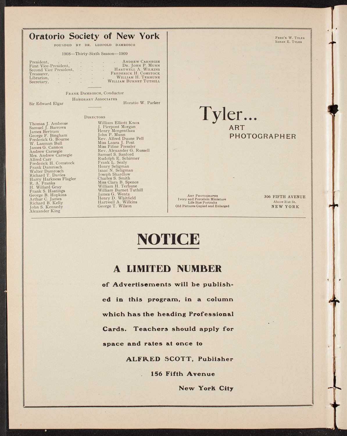 Grand Army of the Republic Memorial Day Exercises, May 31, 1909, program page 10