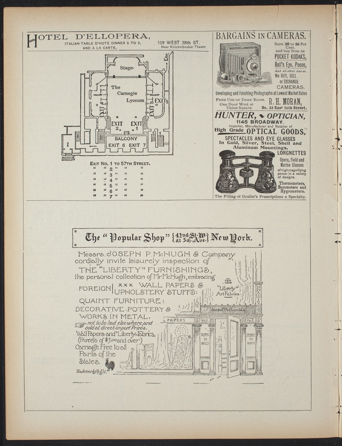 Florence Terrell, March 11, 1897, program page 6