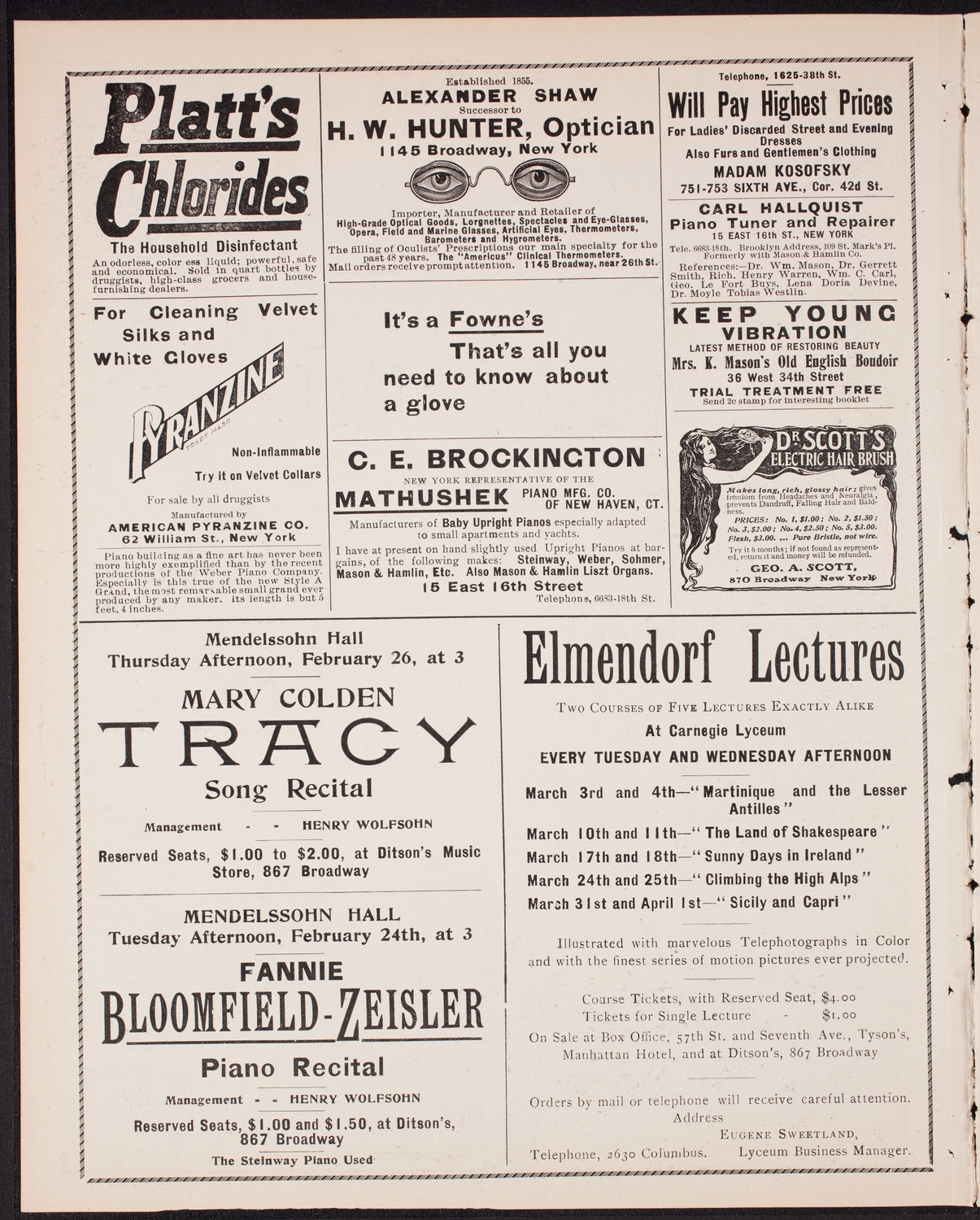 Symphony Concert for Young People, February 7, 1903, program page 2