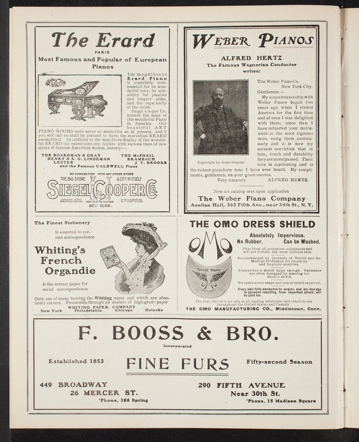 Russian Symphony Society of New York, April 1, 1905, program page 6