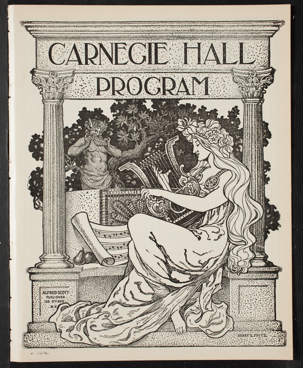 Benefit: Orthopedic Hospital, March 14, 1905, program page 1