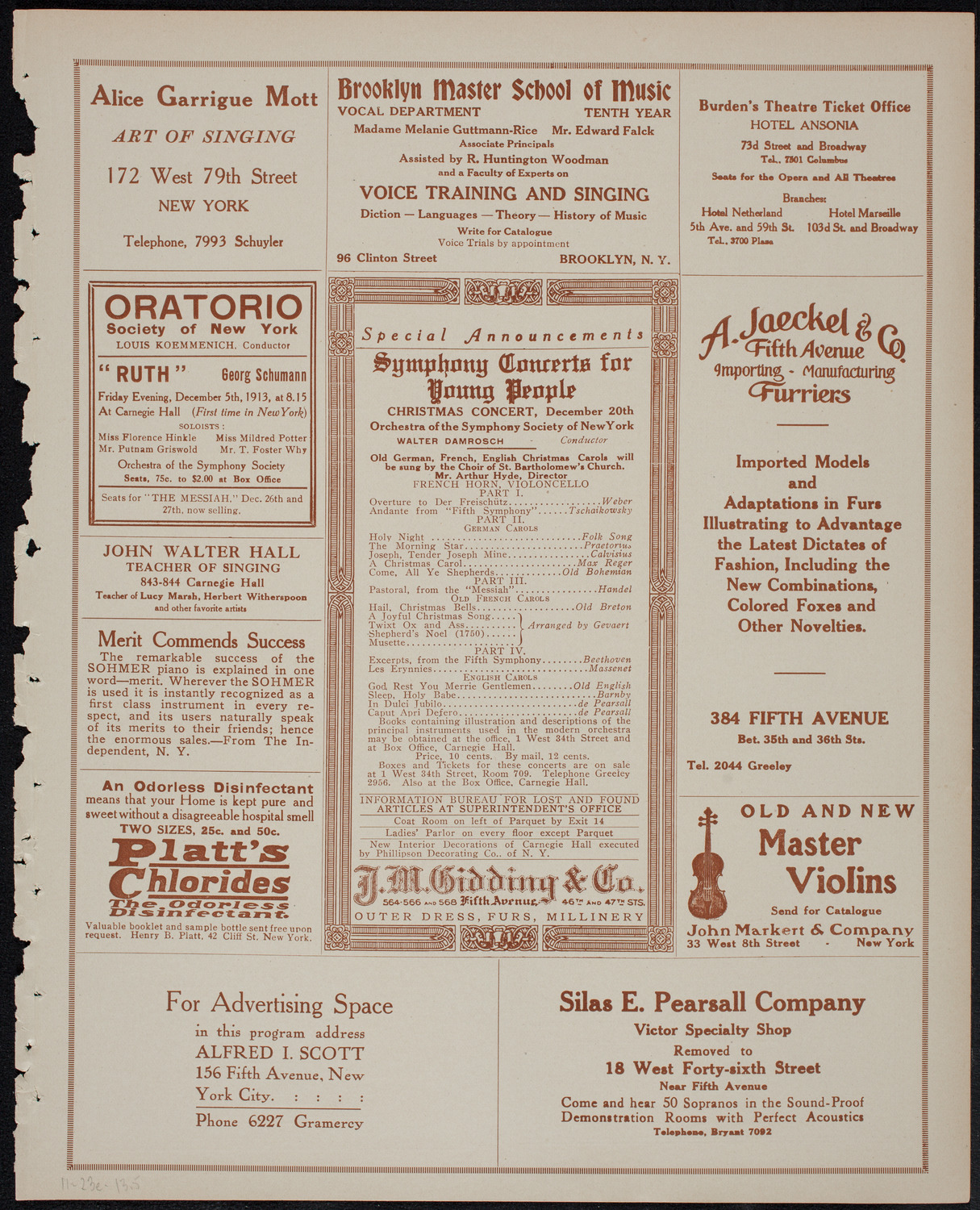 Elmendorf Lecture: Java, November 23, 1913, program page 9