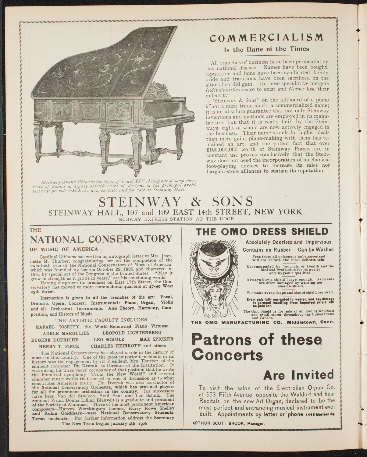 Boston Symphony Orchestra, March 15, 1906, program page 4