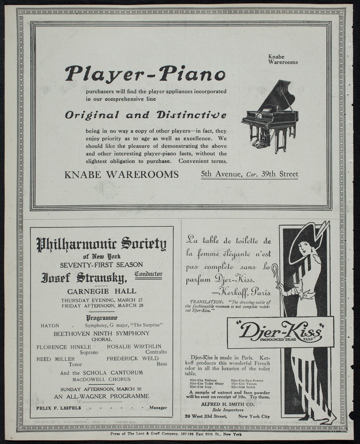 Gaelic Society: Feis Ceoil Agus Seanachas, March 23, 1913, program page 12