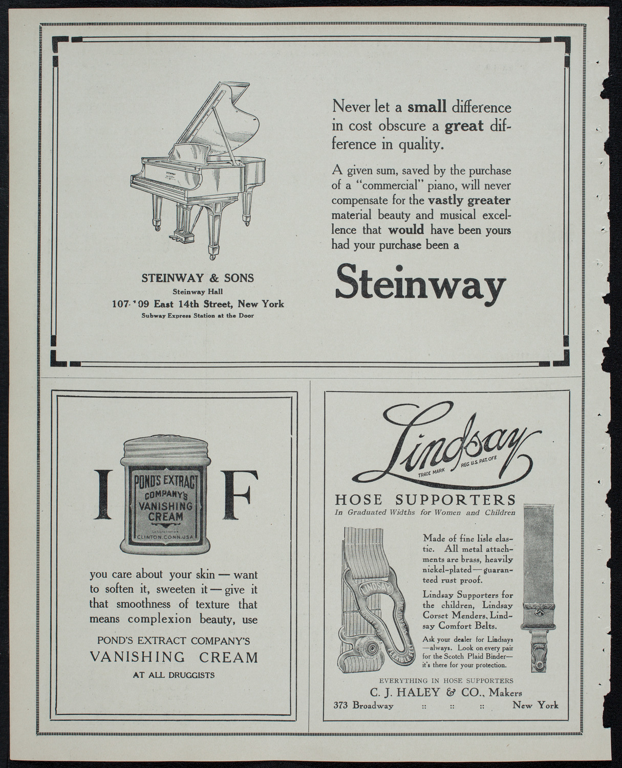 Musical Art Society of New York, March 11, 1913, program page 4