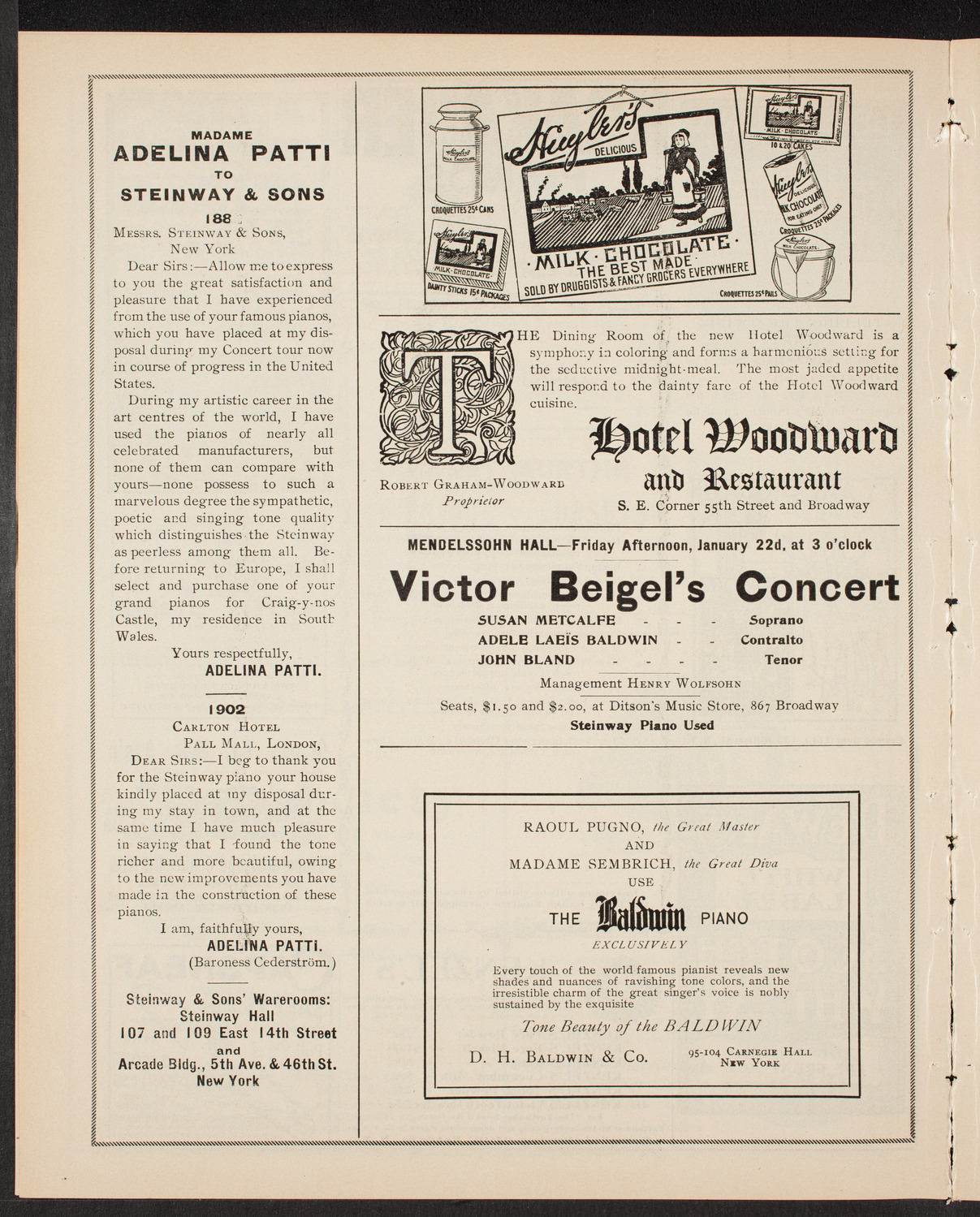 Symphony Concert for Young People, January 9, 1904, program page 4